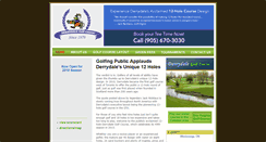 Desktop Screenshot of derrydalegolf.com